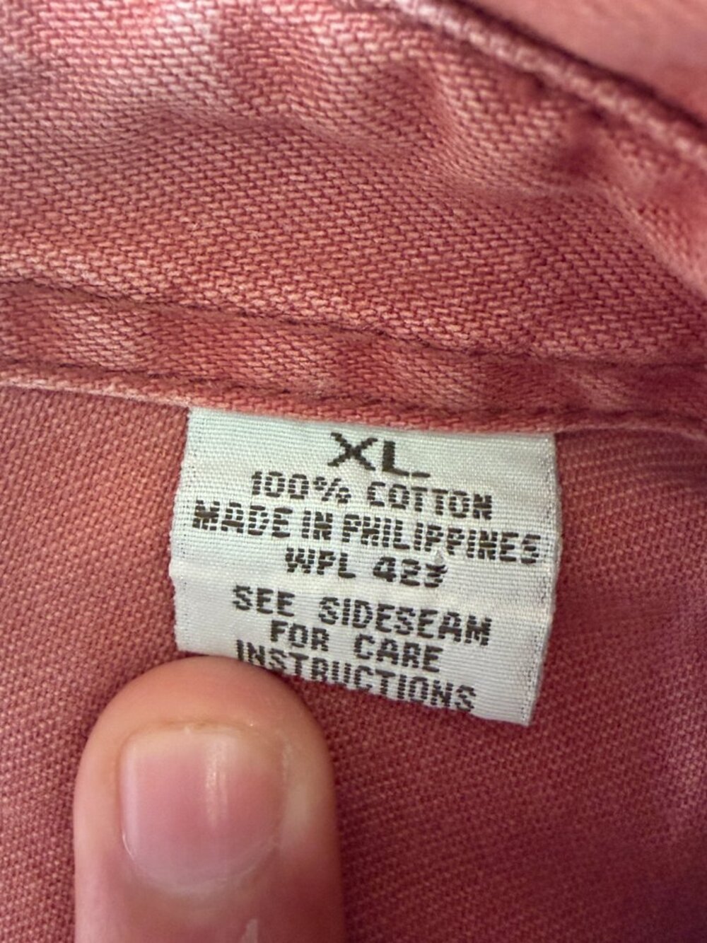 1990's Levi's Button Down Long Sleeve Shirt, XL, Light Brown - Picture 3 of 8